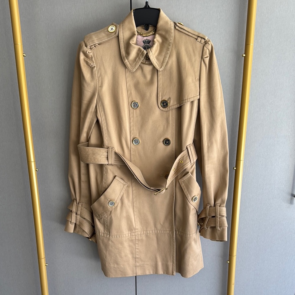 Juicy Couture Tan Trench Coat